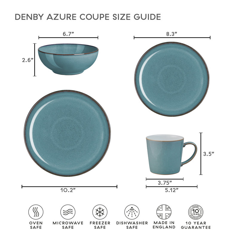 Ensemble de 4 pièces Azure Coupe