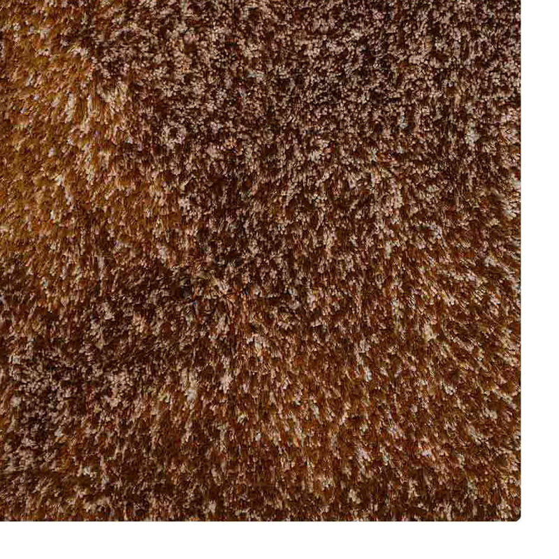 Tapis à poils longs en polyester touffeté à la main Birkett, Carré 10pi