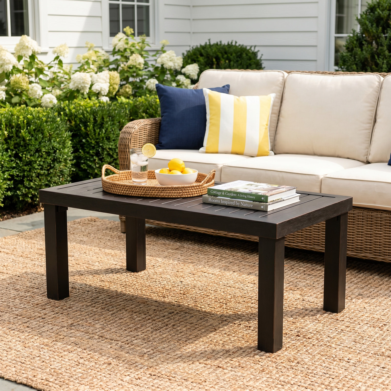 Monterey Aluminum Outdoor Coffee Table