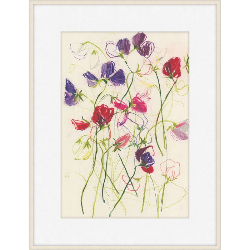Sweet Peas 1 Print, 51" H x 40" W