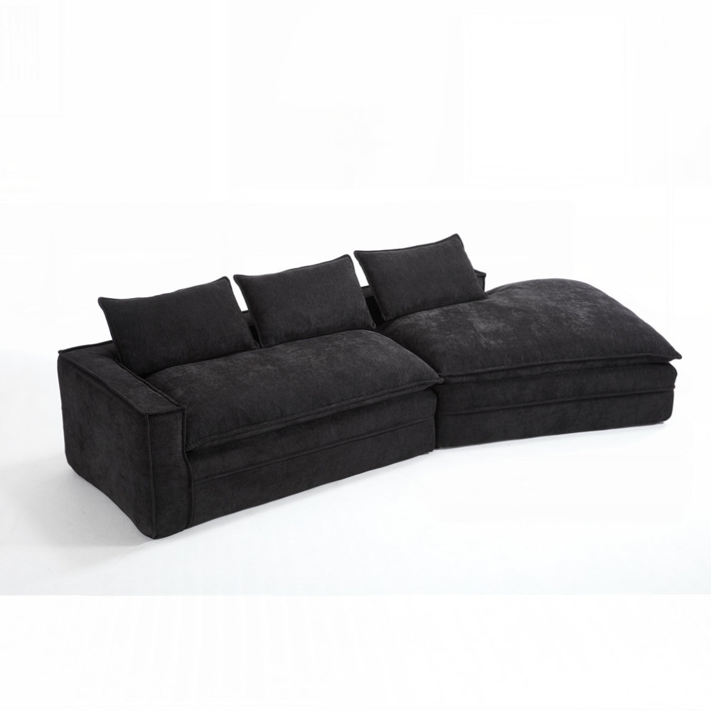 Latitude Run® Modern Minimalist Modular Sectional Sofa Upholstered ...