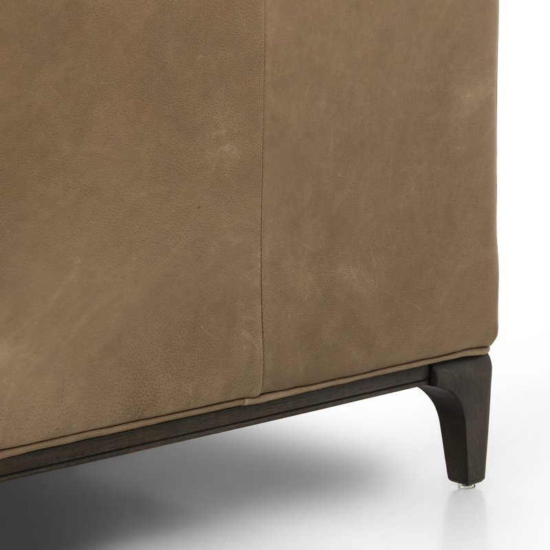 Dylan Sofa, Palermo Drift Top Grain Leather, Sienna Brown