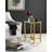 Glass Top End Table