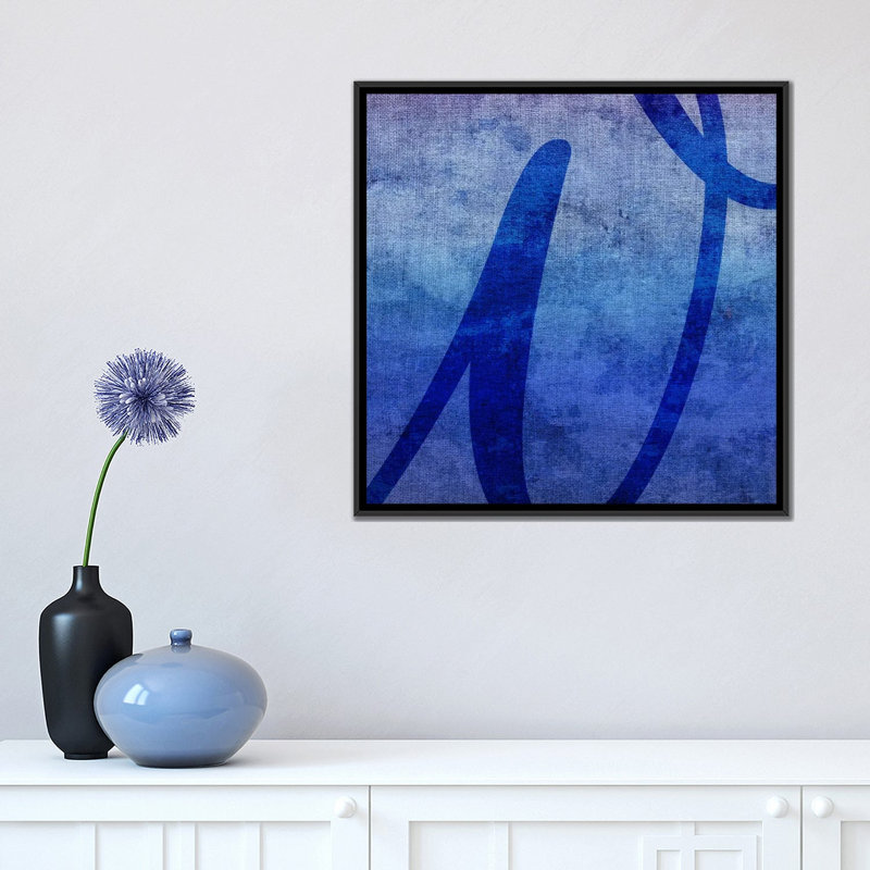 «The Type Stain», art textuel sur toile TOA415, Toile, H 18 po x l 18 po x P 1,5 po