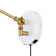 Cimarron Iron Plug-in Swing Arm Sconce with USB Charging Port