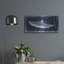 Highland Dunes «Shark Swim 3» par Stellar Design Studio, art mural en métal-455741343