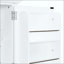 Garde-manger de style Shaker avec tiroirs, armoire de rangement autoportante avec tablettes de porte, tablettes réglables et plateaux coulissants-2040306024