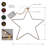 Battery Operated LED Lighted Metal Stars