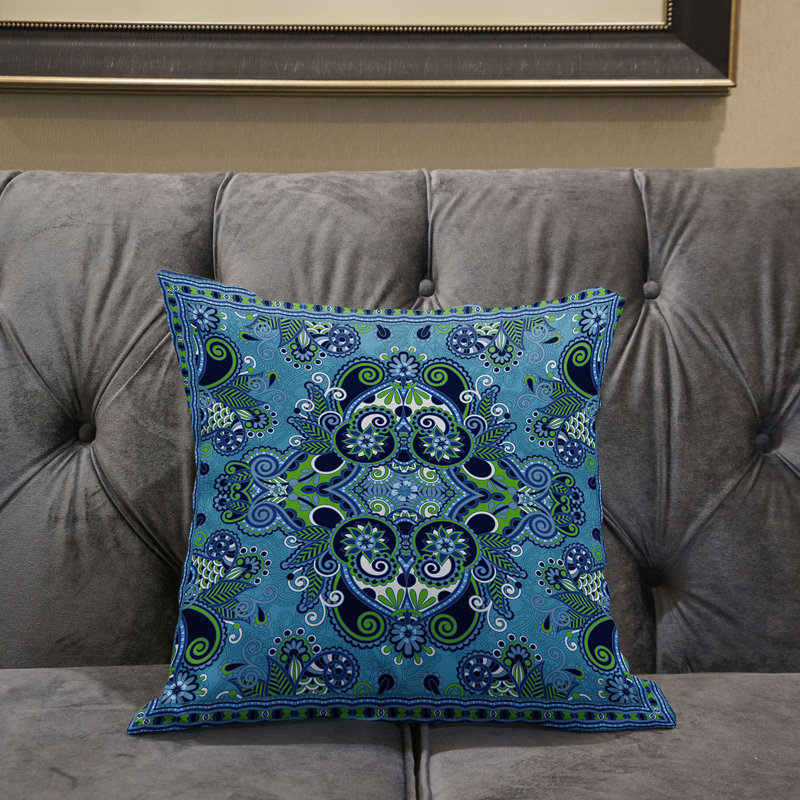 Housse et insert de coussin décoratif en polyester, 18 po x 18 po