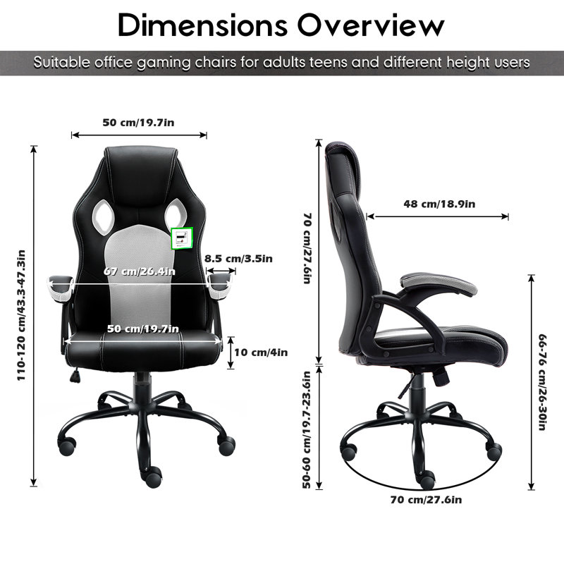 Office Chair, Grey