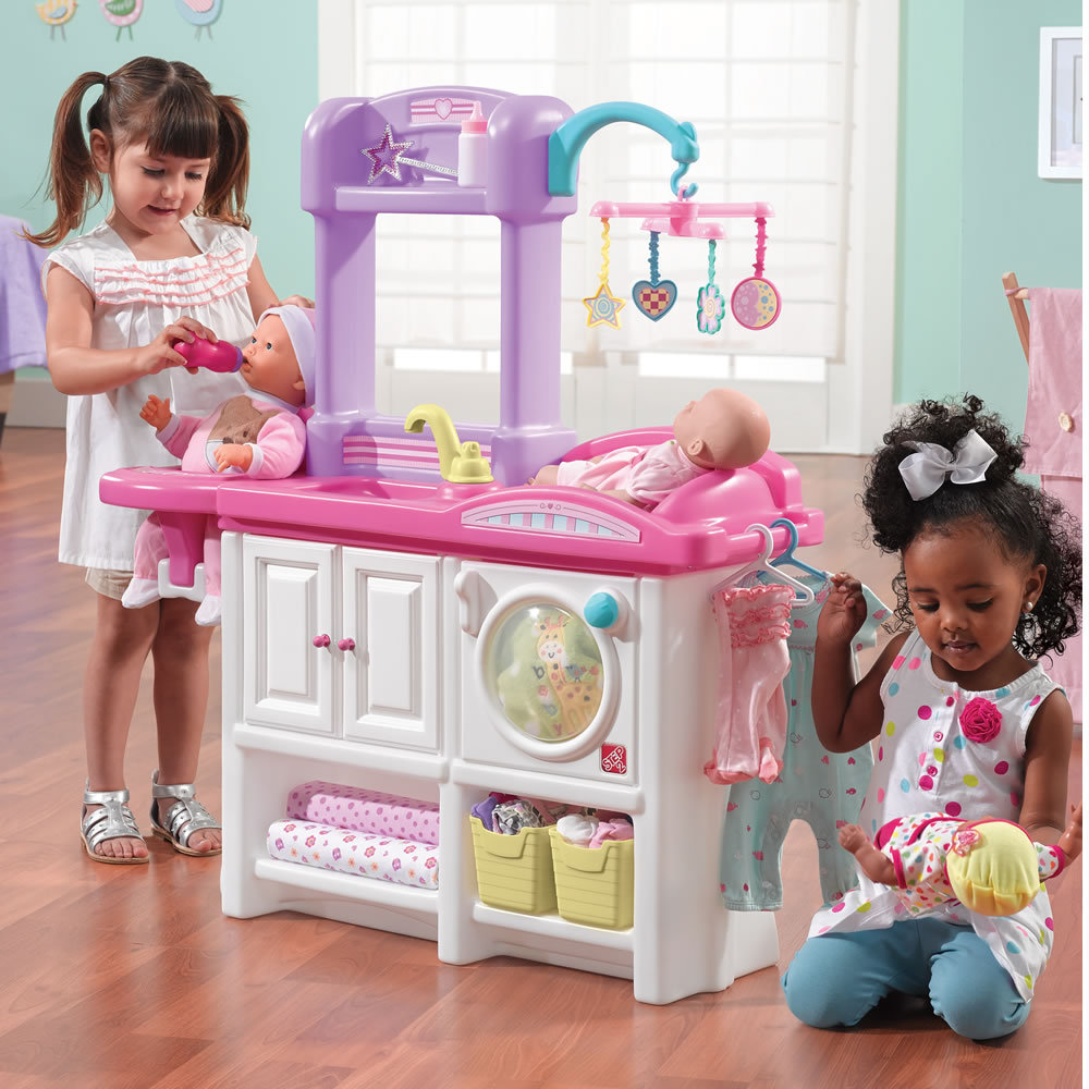 American Plastic Toys - Doll Care Center - Walmart.com  Baby doll nursery,  Baby doll furniture, Baby alive dolls