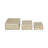 Set Of 3 6/7/9" Mosaic Boxes, Champagne