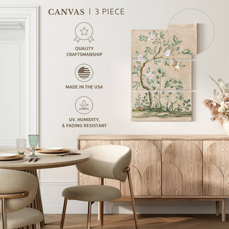 Murale Harnek Spring II - brun clair, H 74 po x l 48 po
