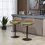 Tabourets de bar pivotants de style moderne (ensemble de 2) chaises à hauteur de comptoir réglable avec repose-pieds