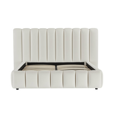 Lit plateforme tapissier Angel