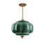 Suspension vintage en verre en forme de citrouille, plafonnier à intensité variable 3 couleurs avec ampoule DEL à culot E26-1690405520-1690405521-1690405524