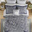 Collection de literie 12 pièces bleu marine, avec draps en coton, édredon à motif cachemire élégant, confortable et élégant-118652027-118652030