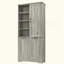 Armoire de rangement pour salle de bain avec portes et tiroirs, panier à linge inclinable, plusieurs espaces de rangement, style autoportant, tablette ouverte, tablette réglable-1318970585