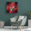 Art mural sur toile tendue - "Inner Passions" de Cody Hooper pour décoration de salon, de chambre à coucher ou de bureau - 24 x 24