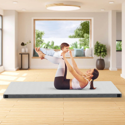Memory Foam Camping Mattress with Anti-slip Bottom Travel Bag for Outdoor Sleeping
