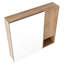 Armoires à pharmacie avec rangement, miroir en bois 29,63 po, salle de bain moderne