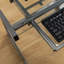 Wendell Modular L-Shaped Glass Steel Computer Desk-21134346