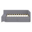 Lit plateforme tapissier en L avec rangement et tiroirs-2026273119