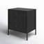 Soto Nials Nightstand - Black