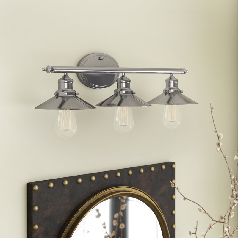 Kiesel 3 - Light Dimmable Vanity Light, Polished Chrome