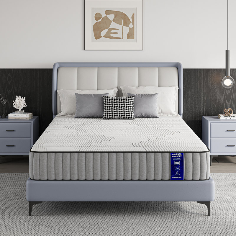 Matelas hybride moyen 10,5 "Egohome, Très grand californien