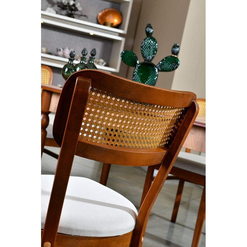 18.5'' H Linen Upholstered Side Chair, Light Gray