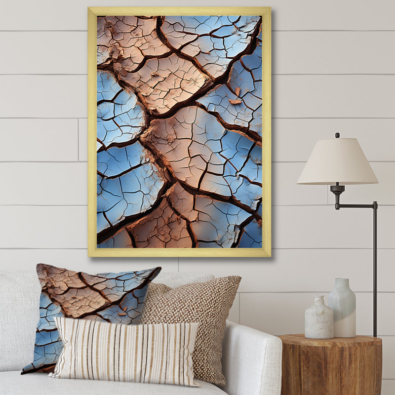 «Desert Textures of the Sand II», reproduction d'un seul cadre photo sur toile, H 44 po x l 34 po x P 1,5 po, Or