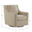 Chaise pivotante à accoudoirs cloutés Neldon-1901405979