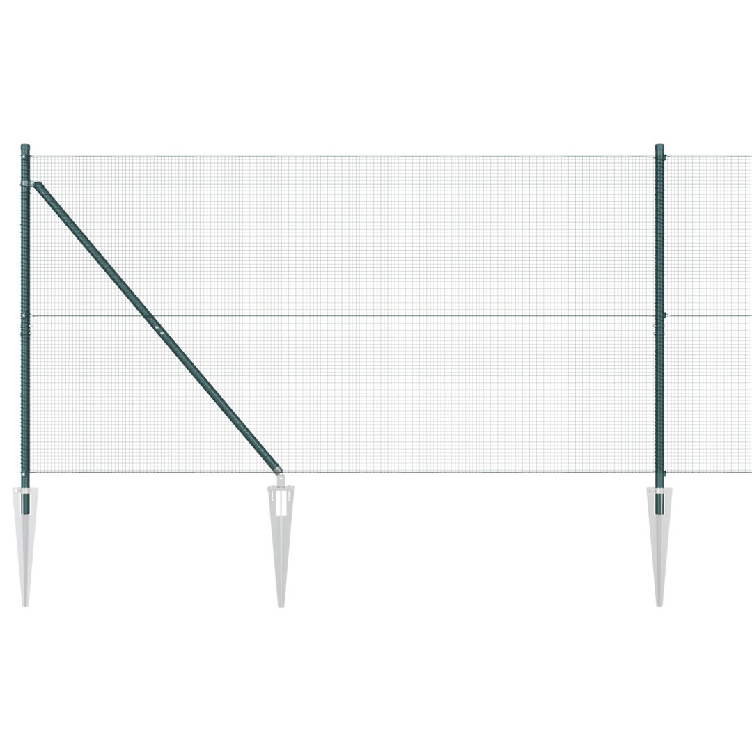 120cm H x 2500cm W Metal Border Fencing