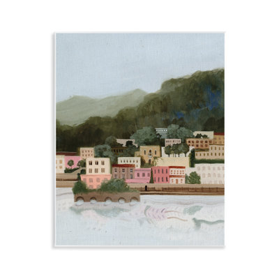 Mountains By The Sea Wall Plaque, design by Grace Popp