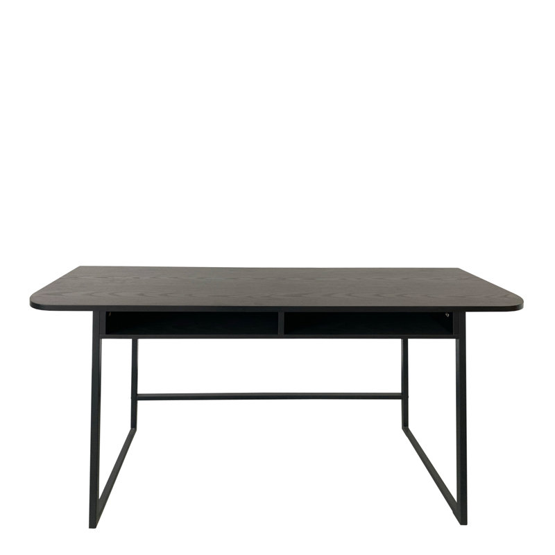 140cm Console Table, Black, Black