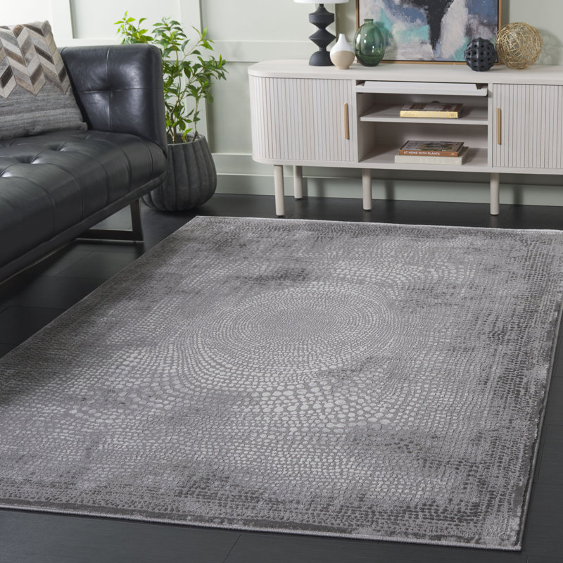 Blossie Performance Abstract Rug, Rectangle 5'3" x 7'6"