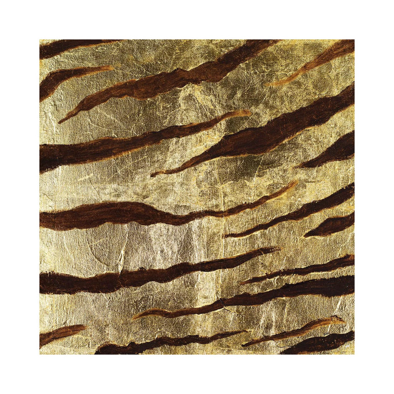 «Zebra Skin» par Patricia Pinto - impression sur toile tendue, H 12 po x l 12 po x P 0,75 po