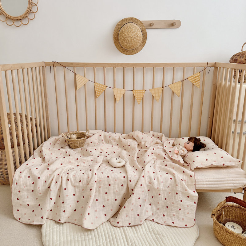 Couverture mignonne pour bébé en coton