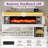 Sherell 57'' Farmhouse Queen Size Bed Frame with Non-Heating Fireplace&LED Light&4  Drawers,White-2126861122-2126861121
