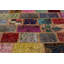 Tapis multicolore en laine noué à la main 6 pi 9 po x 9 pi 8 po