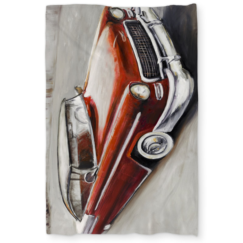Vintage Classic Car Duvet Cover | Contemporary Cities Decor