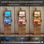 Tall Dressing Table with Motion Sensor 3-colour lighting, Foldable Cosmetic Mirror, Charging Socket,-629140541