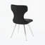 Ensemble de 2 chaises d'appoint Modern Velvet