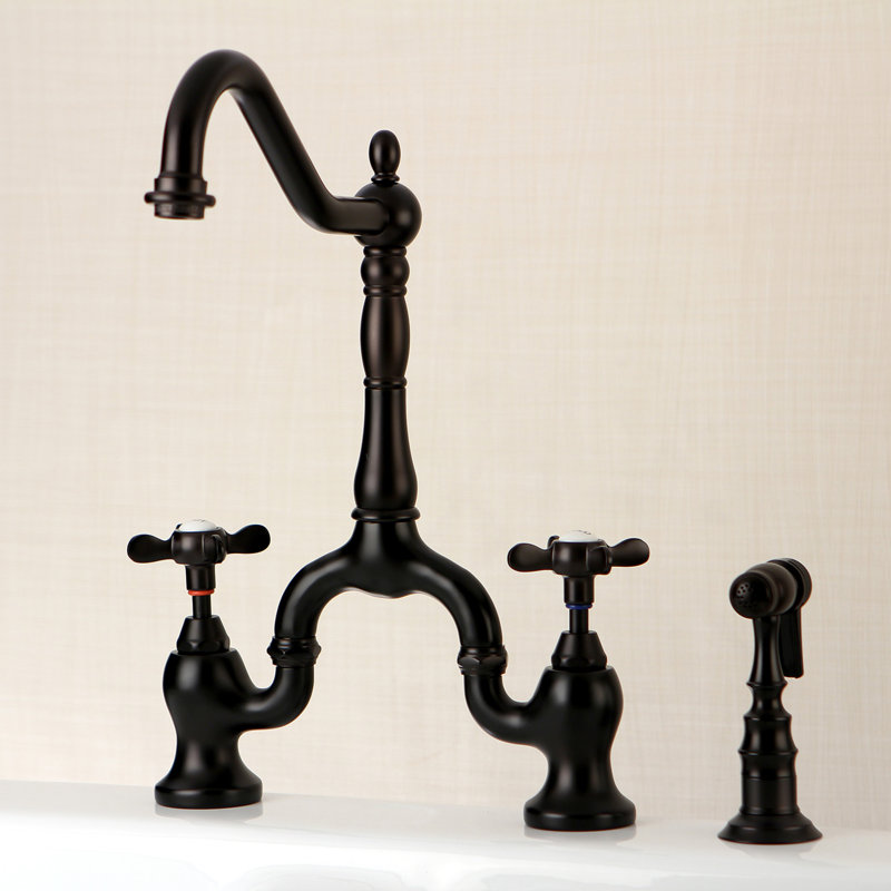 Robinet de cuisine, Bronze huilé