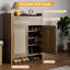 Range-chaussures en rotin Farmhouse