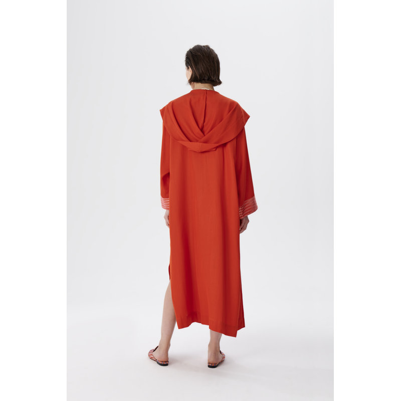 Hoody Kimono Orange