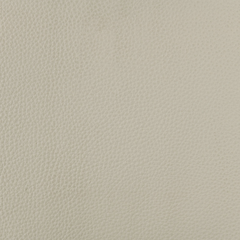 Chaise rembourrée en cuir Rachel, Cuir crème végétalien