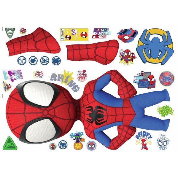 RoomMates Spidey & His Amazing Friends Peel & Stick Giant Wall Decals