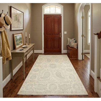 Tapis oriental beige discret 4X6 Mhaute